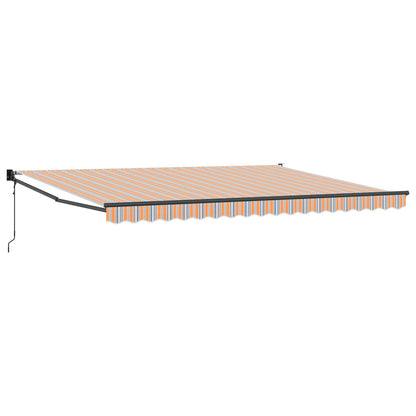 Toldo Retráctil Multicolor 450 X 300 Cm Poliéster Y Metal_0