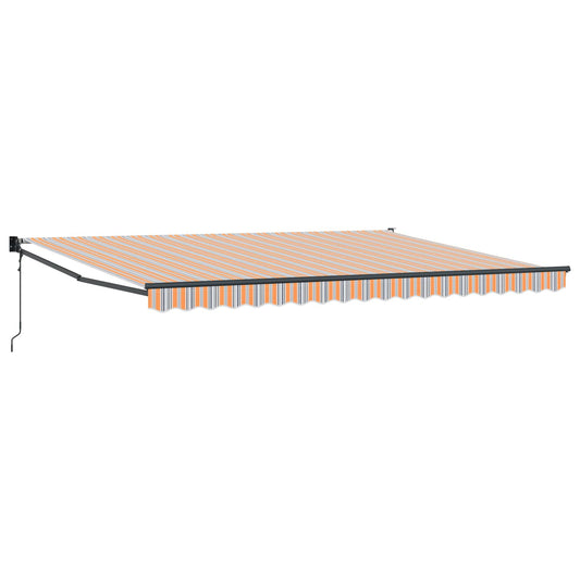 Toldo Retráctil Multicolor 450 X 300 Cm Poliéster Y Metal_0