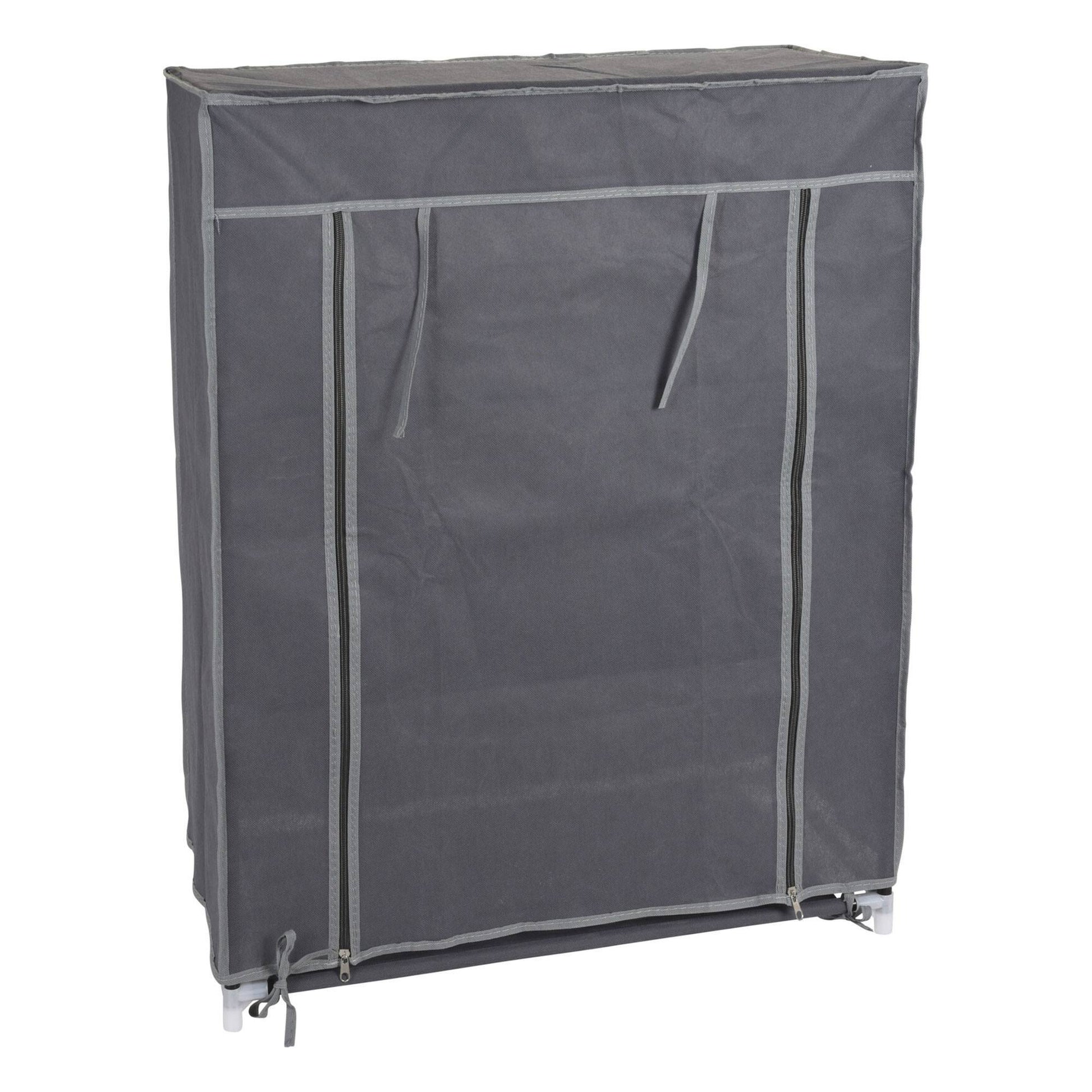 Well Home Caja De Almacenaje En Poliéster Color Gris 60x30x80cm_0