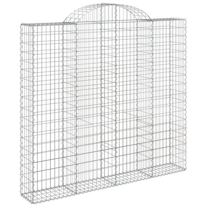 Cestas De Gaviones 3 Uds Forma De Arco Hierro 200x50x180/200 Cm_2