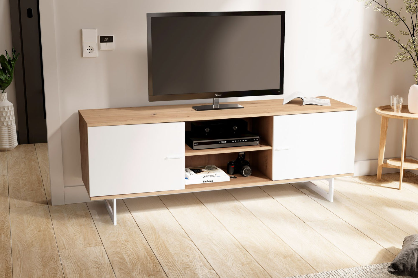 Mueble De Tv Amplio Y Práctico Modelo Wl6.823_2