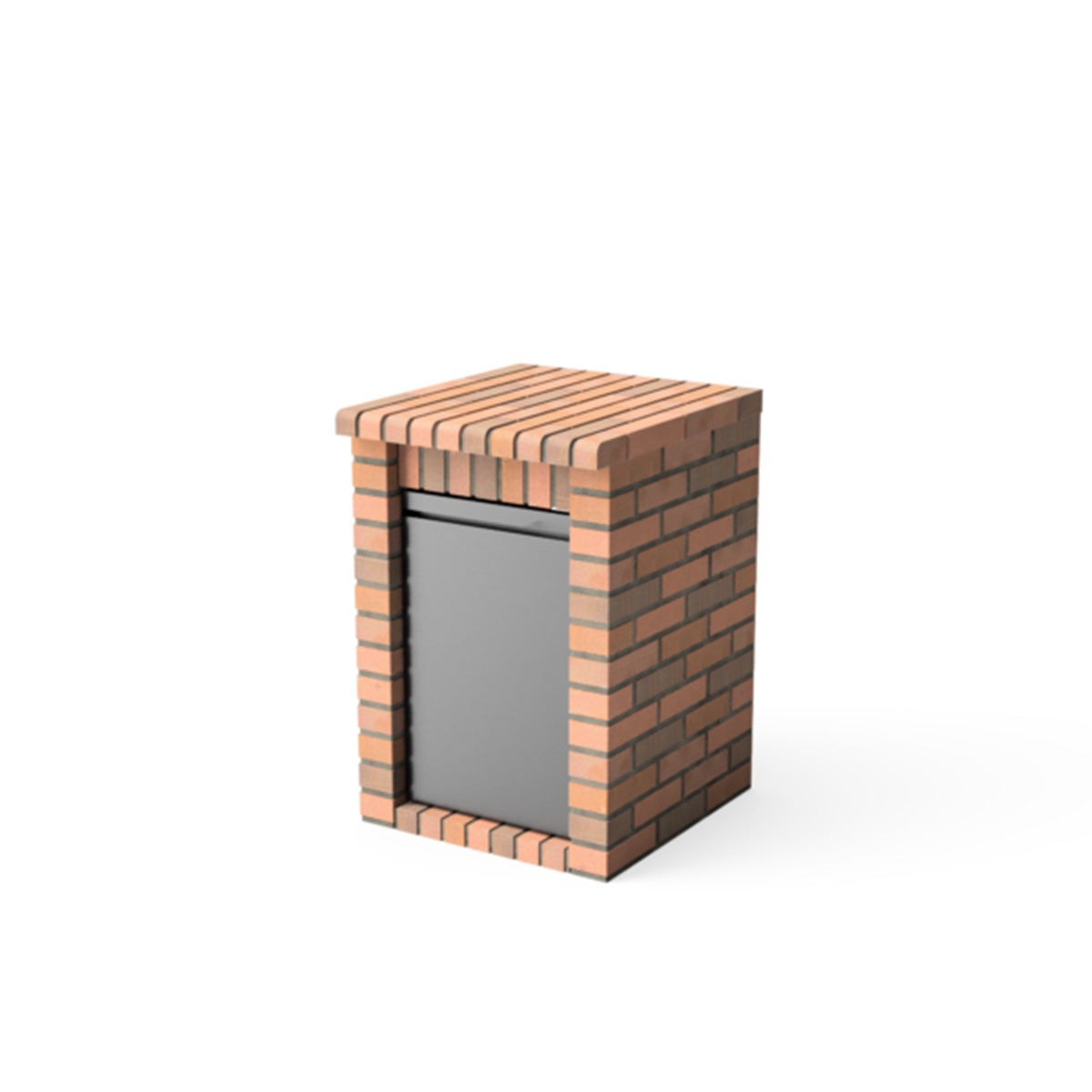 Módulo bancada 61 Volterra con puertas terracota, Movelar