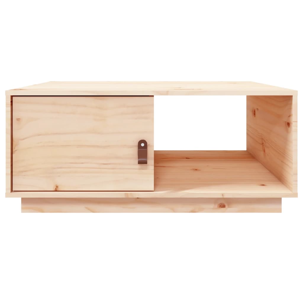 Mesa De Centro De Madera Maciza De Pino 80x50x35,5 Cm_4