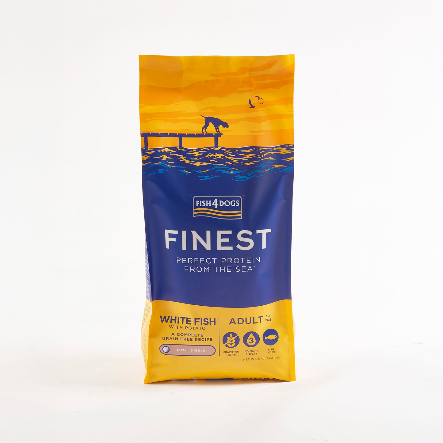 Fish4dogs Pienso Razas Pequeñas Sin Cereales – Pescado Blanco Y Patata 6 Kg_0