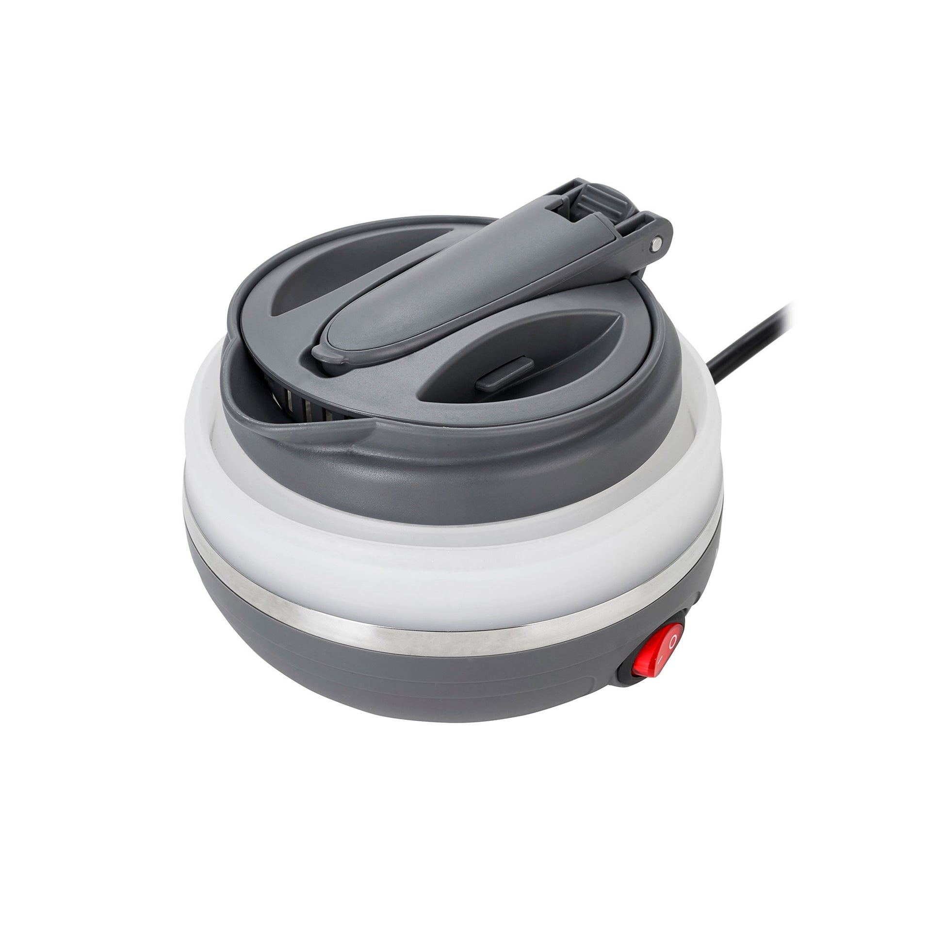 Adler Hervidor Agua Eléctrico Plegable, 0,6l, Silicona Sin Bpa, Resistencia Oculta, Apagado Automátic, Ad1279, Blanco_1
