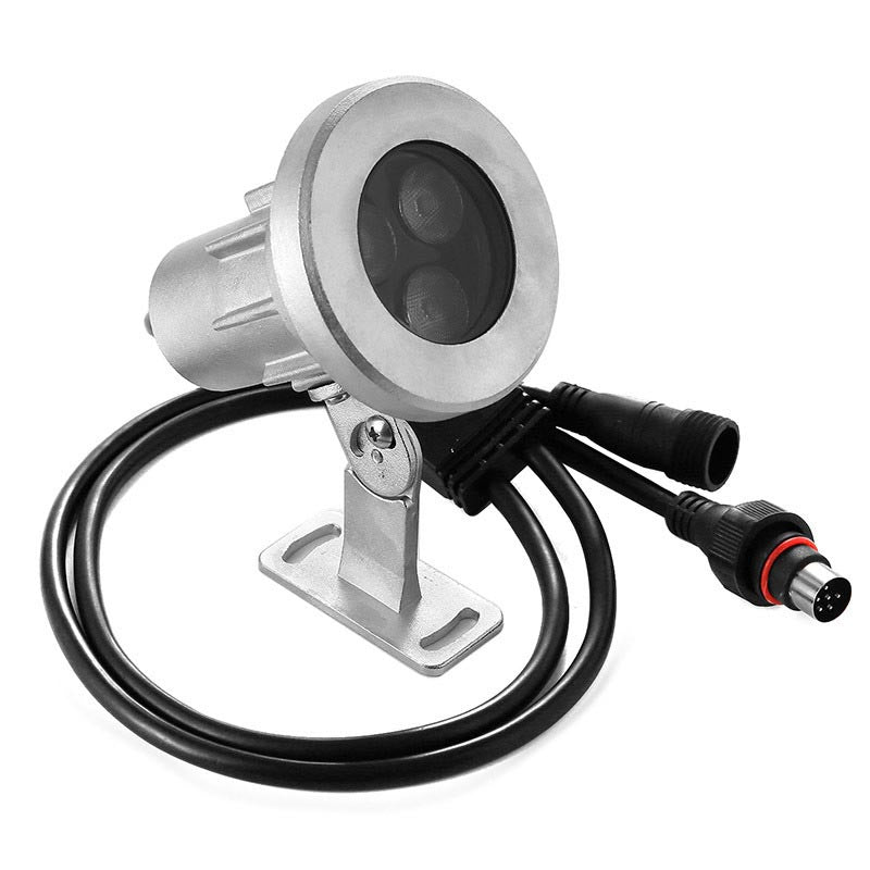 Foco Led Exterior Garlux, Dc12/24v, 24w, Dmx512, Rgbw, Ip68, Rgb + Blanco Cálido, Regulable_2