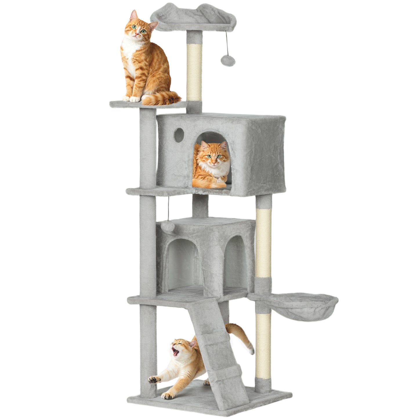 Pawhut Árbol Rascador Para Gatos_0