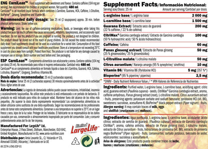 Carnilean Burner 480 Gr Limón_5
