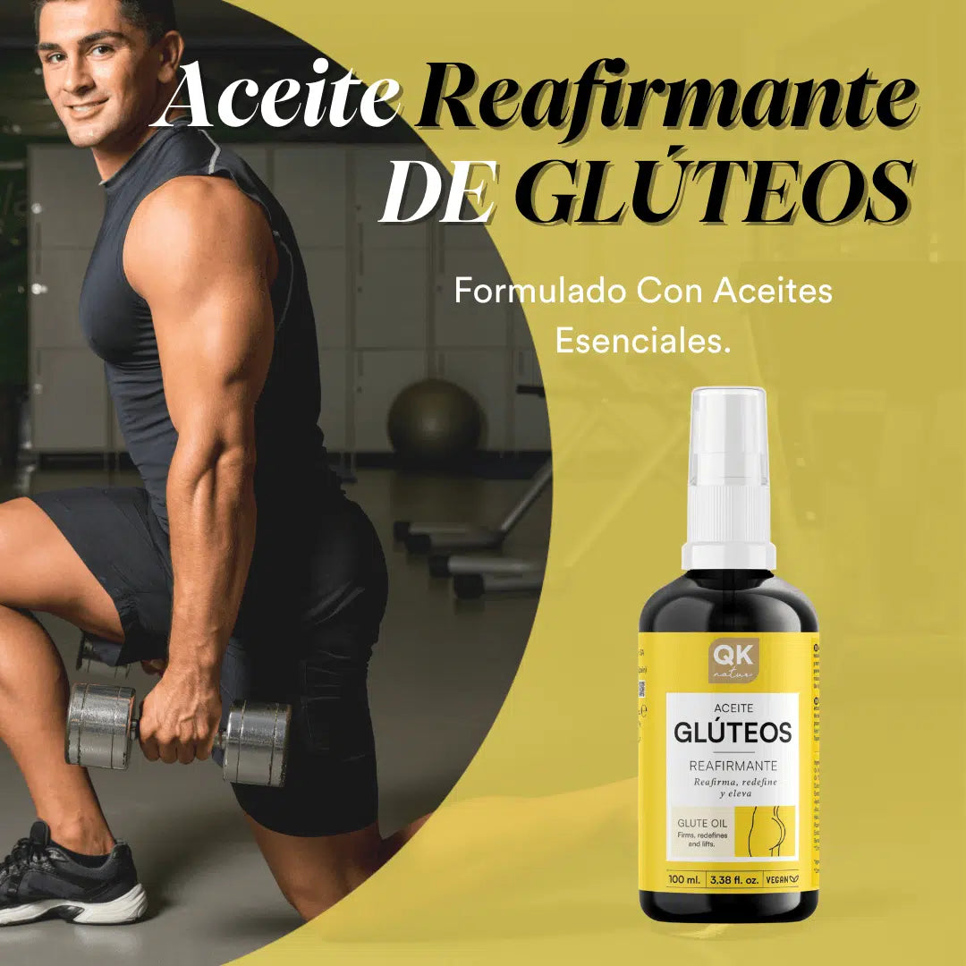 QKnatur - Aceite Para Glúteos Reafirmante 100 Ml. Reafirma Y Eleva Los Glúteos. Previene La Aparición De Celulitis_2