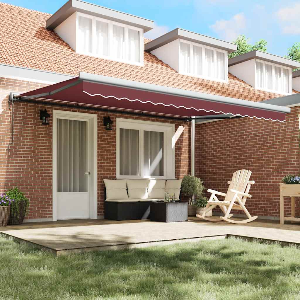 Toldo Retráctil Automático Burdeos 450x300 Cm_2
