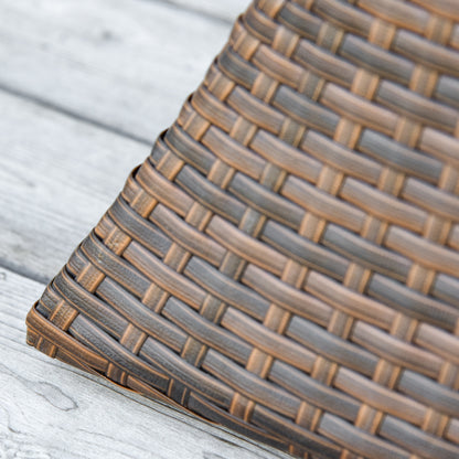 Outsunny Mesa De Centro Ratán Con Agujero De Sombrilla Para Terraza Patio_4