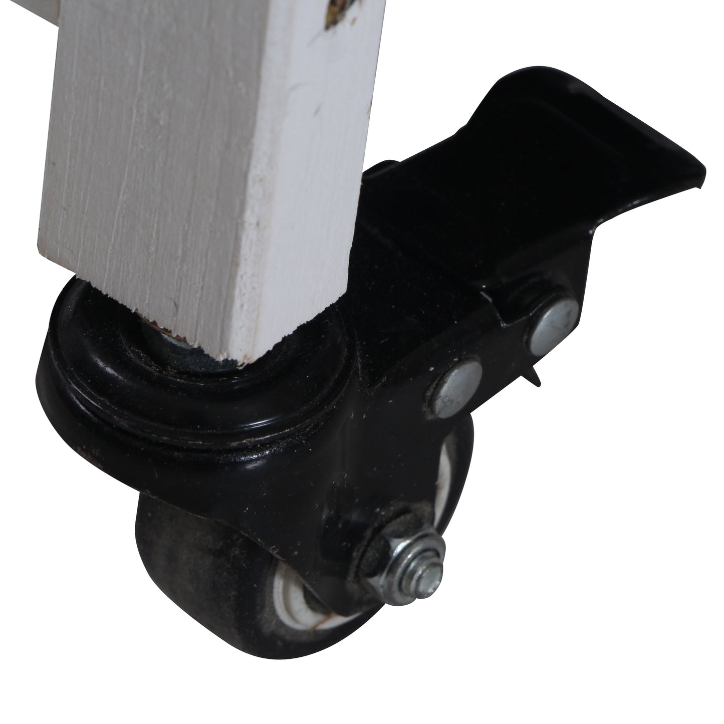 Pawhut Conejera De Madera De Ruedas 147x45,5x88,5cm Con Techo Abrible 2 Corrales_4