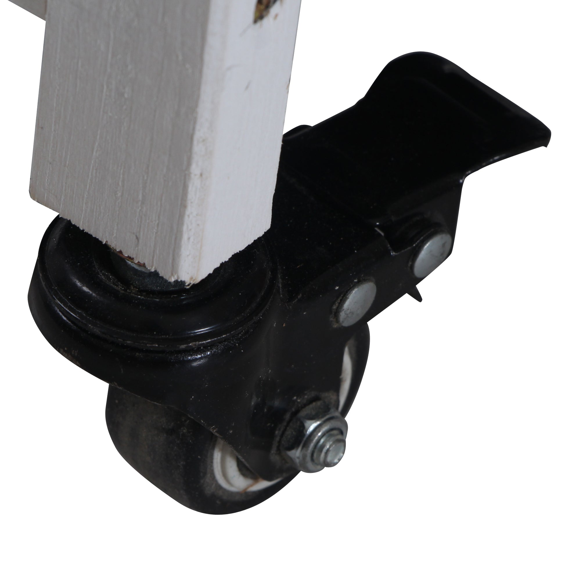 Pawhut Conejera De Madera De Ruedas 147x45,5x88,5cm Con Techo Abrible 2 Corrales_4
