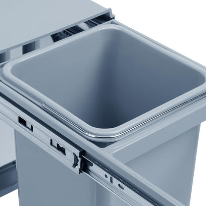 Cubo De Reciclaje 2x8l Bajo Fregadero, Extracción Manual Y Tapa