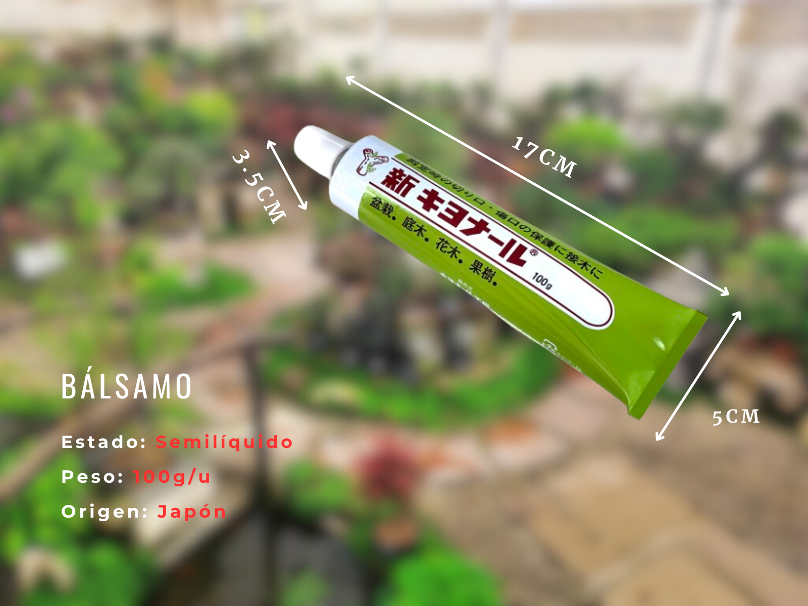Bálsamo Cicatrizante Para Bonsái - 100g