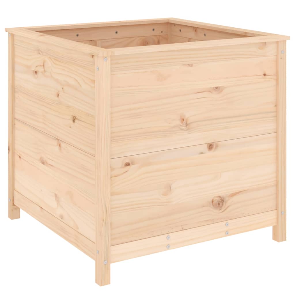 Jardinera Madera Maciza De Pino 82,5x82,5x78 Cm_5