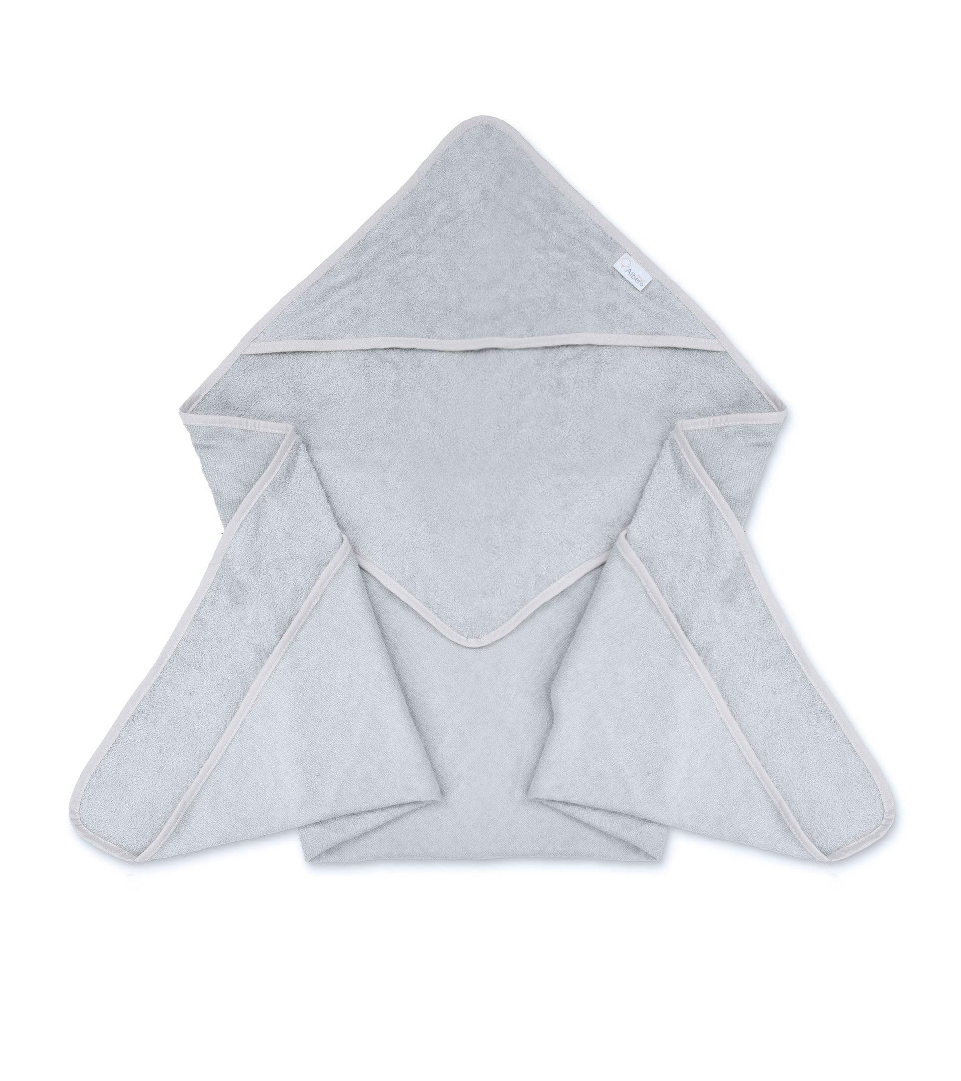 Capa De Baño 90% Rizo Bambú 80x80 Boho Grey_0