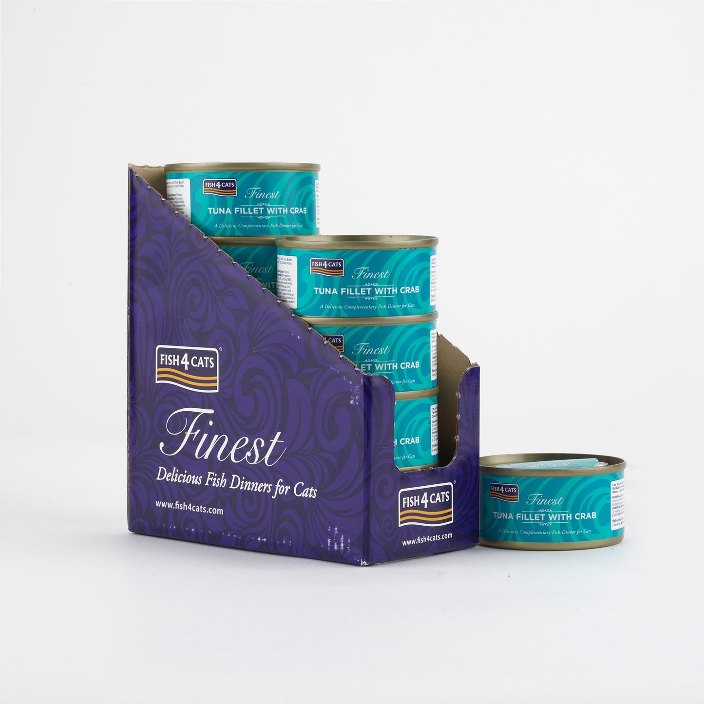 Fish4cats Filete Para Gato – Atún Con Cangrejo 70 G (pack De 10)_0