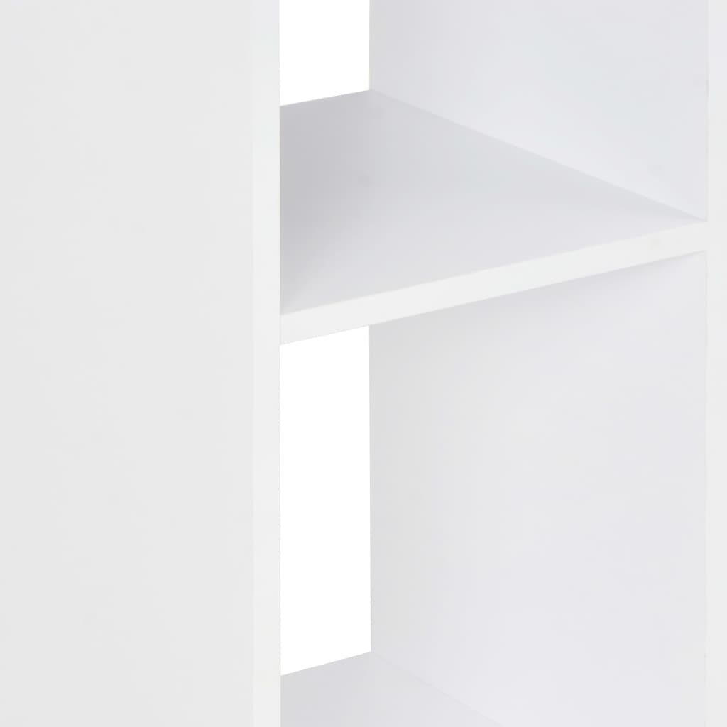 Mesa Alta De Cocina Blanco Y Gris Antracita 60x60x110 Cm_3
