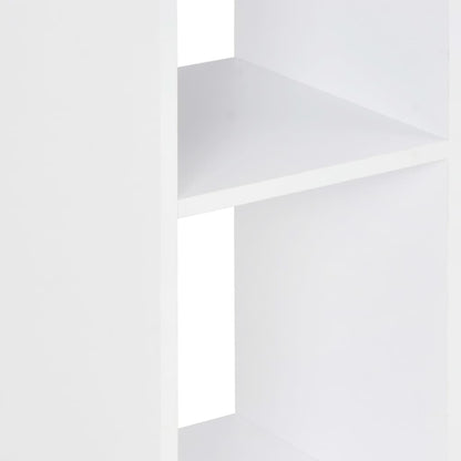 Mesa Alta De Cocina Blanco Y Gris Antracita 60x60x110 Cm_3