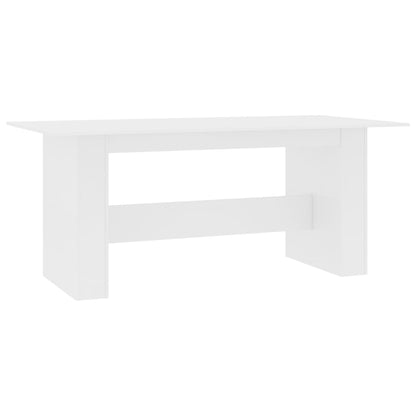 Mesa De Comedor De Madera De Ingeniería Blanco 180x90x76 Cm_0