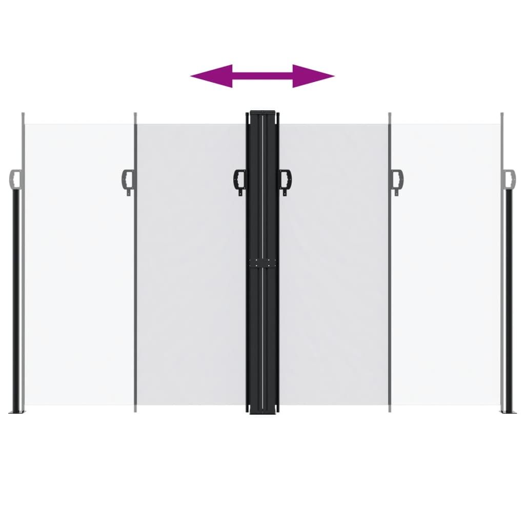 Vidaxl Toldo Lateral Retráctil Blanco 200x1200 Cm_4