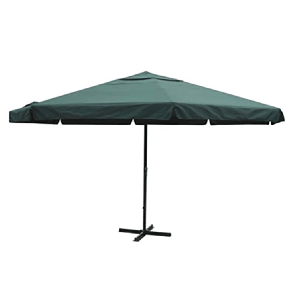 Vidaxl Sombrilla Aluminio Verde 500 Cm_0
