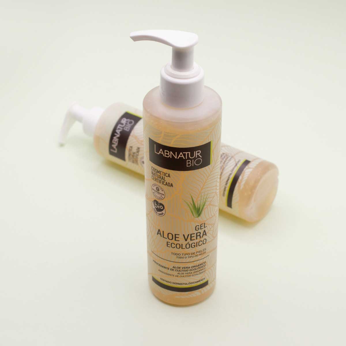 Gel de Aloe Vera Ecológico 100 % Puro Labnatur Bio 250 ml | Hidrata, Calma y Refresca | Rostro y Cuerpo | Vegano_1
