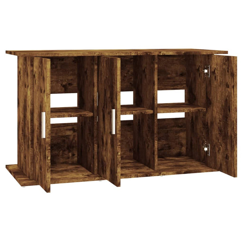 Vidaxl Soporte De Acuario Madera Ingeniería Roble Ahumado 101x41x58 Cm_5