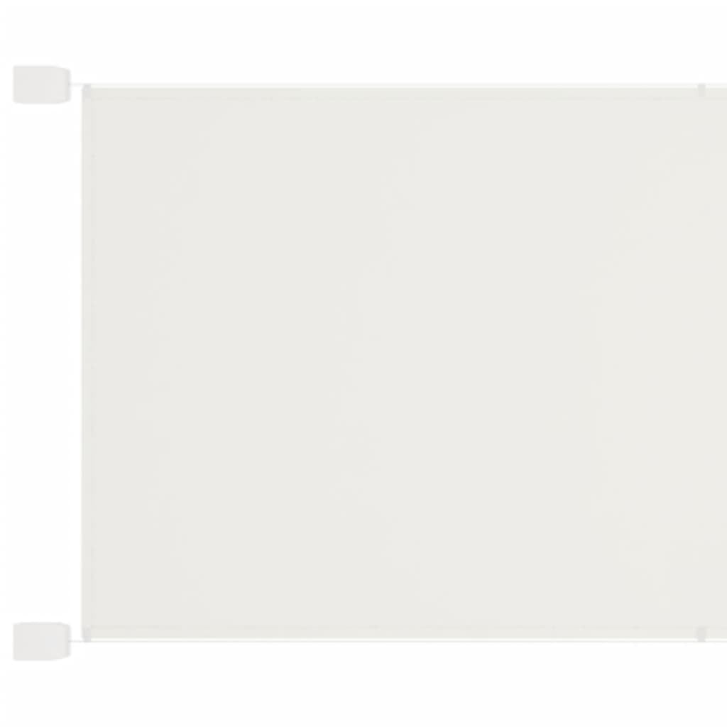 Vidaxl Toldo Vertical Blanco 140x1200 Cm Tela Oxford_0
