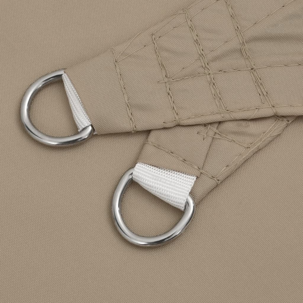 Toldo De Vela Rectangular Tela Oxford Gris Taupe 2,5x4,5 M_4