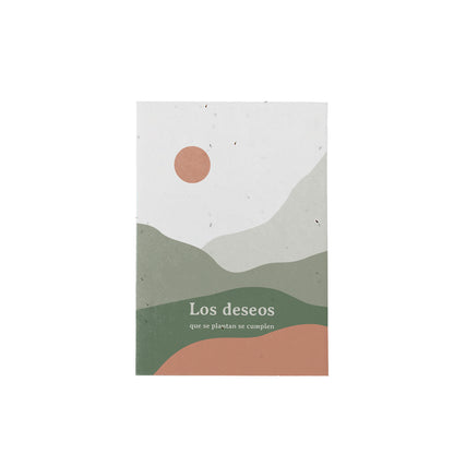 Postal Plantable Los Deseos Que Se Plantan Se Cumplen Con Semillas De Manzanilla | Regalo Original Que Florece_0
