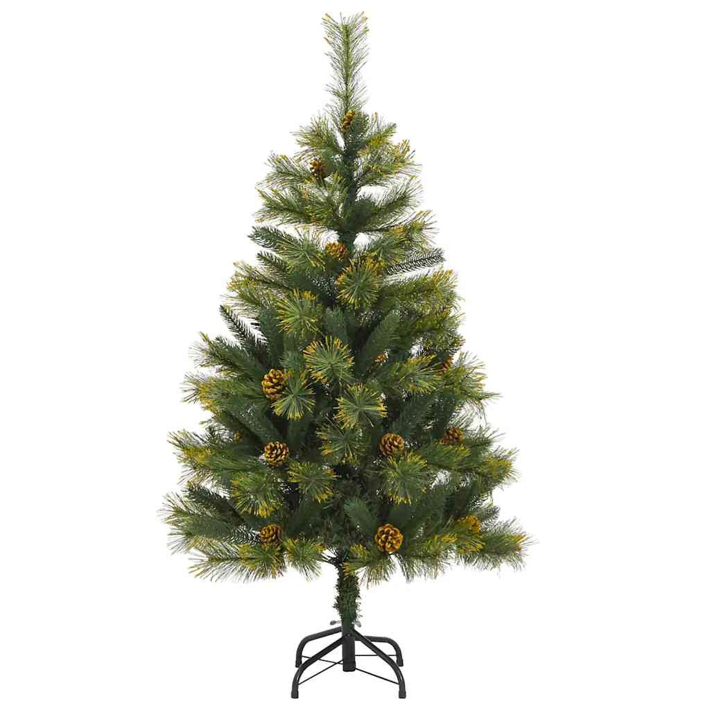 Vidaxl Árbol De Navidad Artificial Con Bisagras 150 Led Y Bolas 150 Cm_4