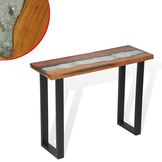 Mesa Consola De Teca 100x35x75 Cm_0