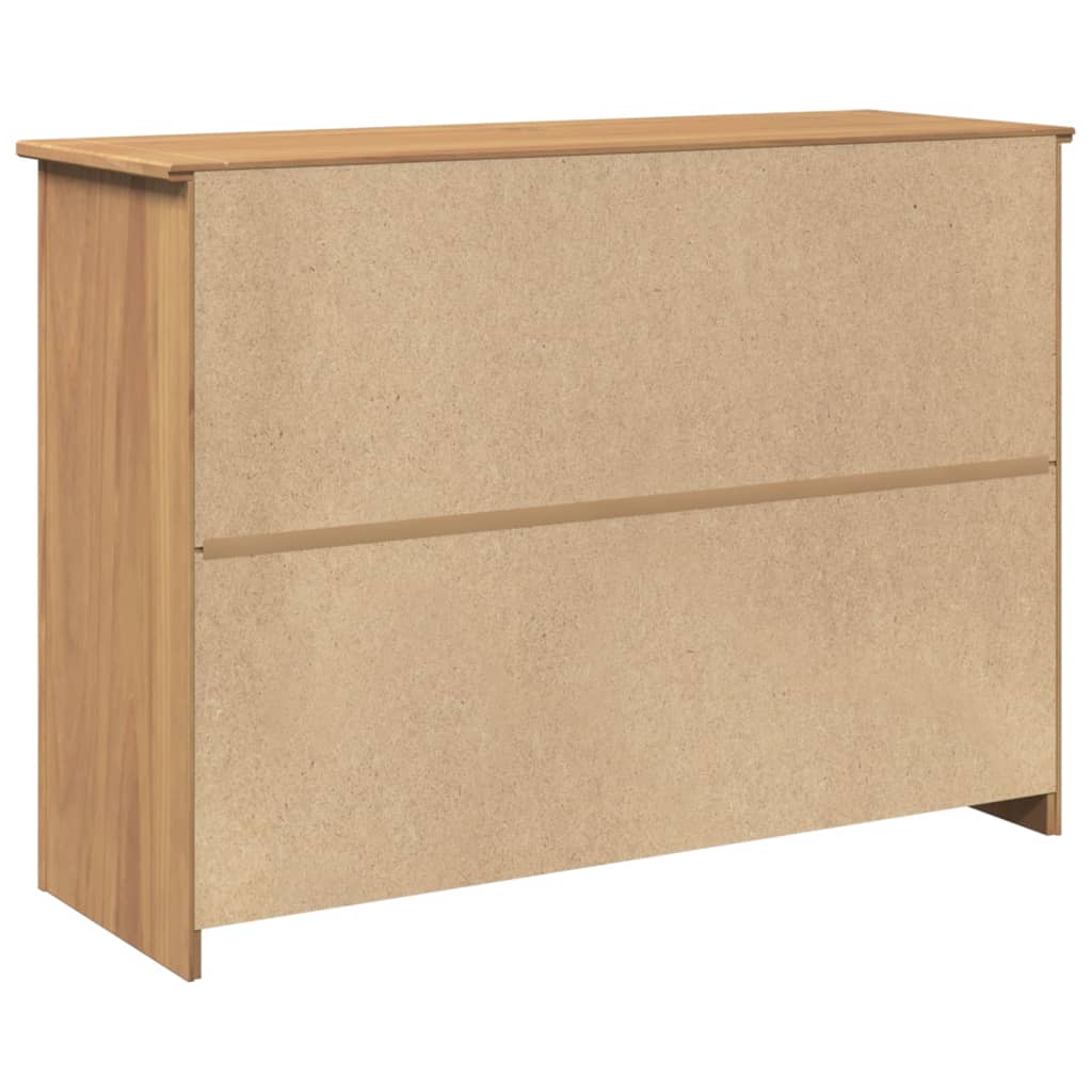Aparador Con Cajones Panama Madera Maciza Pino 112x40x80 Cm / Vetonek_2