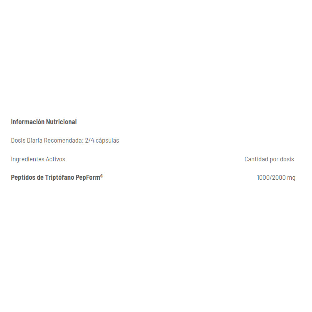 Peptide Pepform Tryptophan 90 Caps