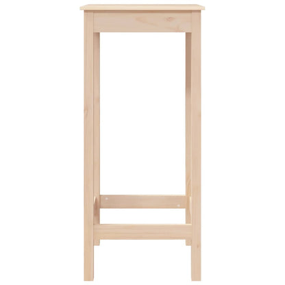 Mesa Alta De Bar Madera Maciza De Pino 50x50x110 Cm_4