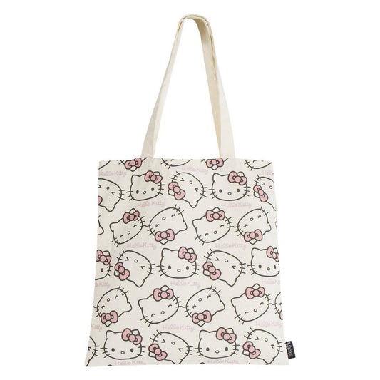 Bolsa Shopping Hello Kitty, Unisex Adulto, Blanco Y Negro_0