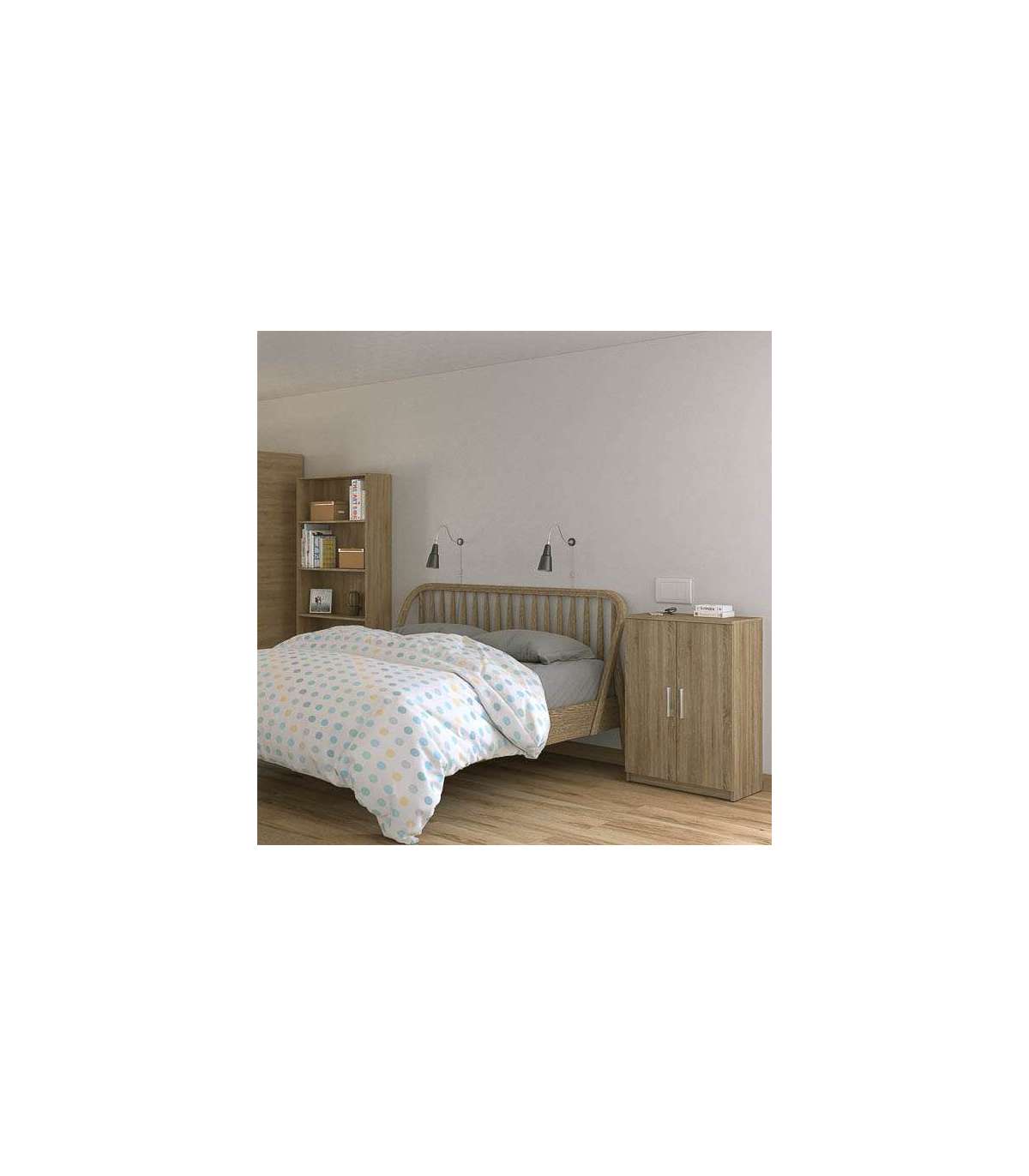 Armario Jupiter Multiusos Bajo En Roble Cortez. 60 Cm(ancho) 90 Cm(altura) 35.6 Cm(fondo)_2