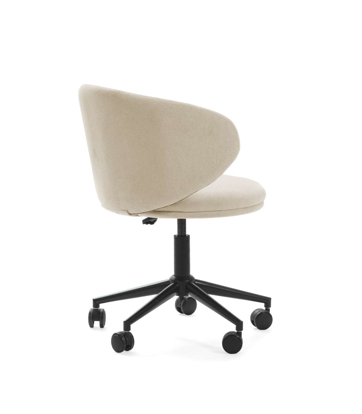 Sillón Despacho Giratorio Elevable Rebeca Acabado Beige, 60.5m(ancho) 73.5/83cm(altura) 6_2