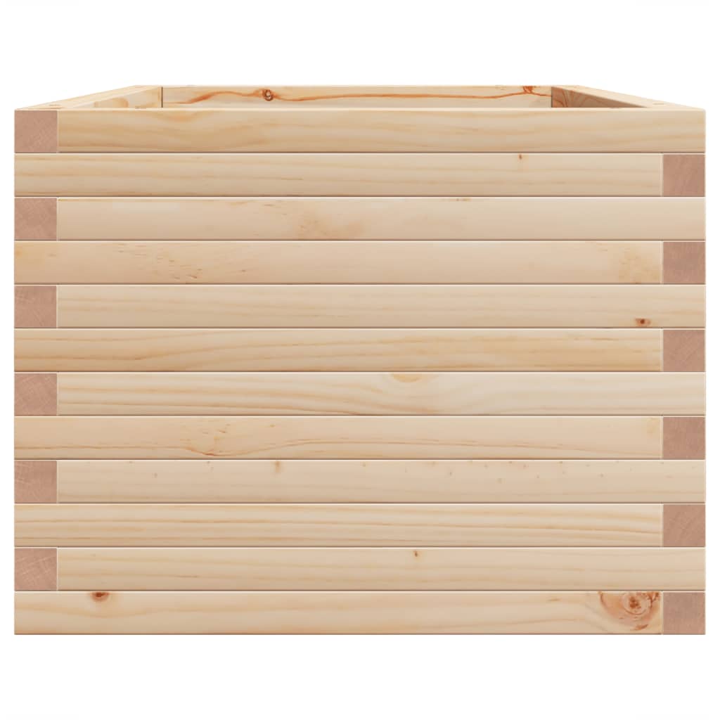 Jardinera De Madera Maciza De Pino 90x60x46 Cm_5