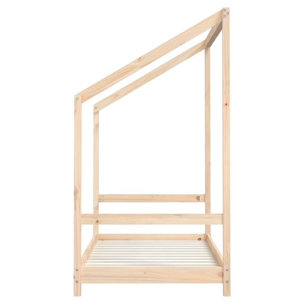 Vidaxl Estructura De Cama De Niños Madera Maciza De Pino 2x(80x160) Cm_4