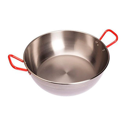Sarten Pulida Honda Con Asas Bordon 36 Cm