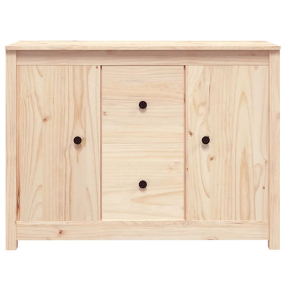 Aparador De Madera Maciza De Pino 100x35x74 Cm / Vetonek_3