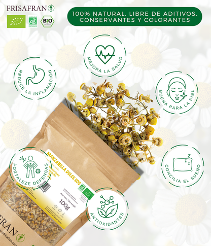 Infusión De Manzanilla Dulce A Granel Ecológica | Frisafran 100 G_1