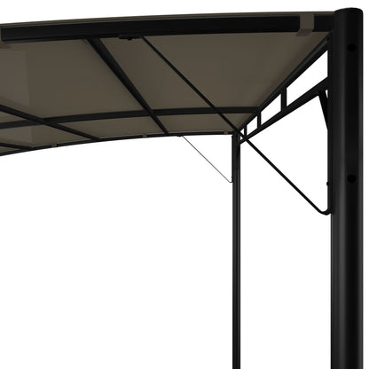 Toldo Parasol De Jardín Gris Taupe 3x3x2,55 M_4