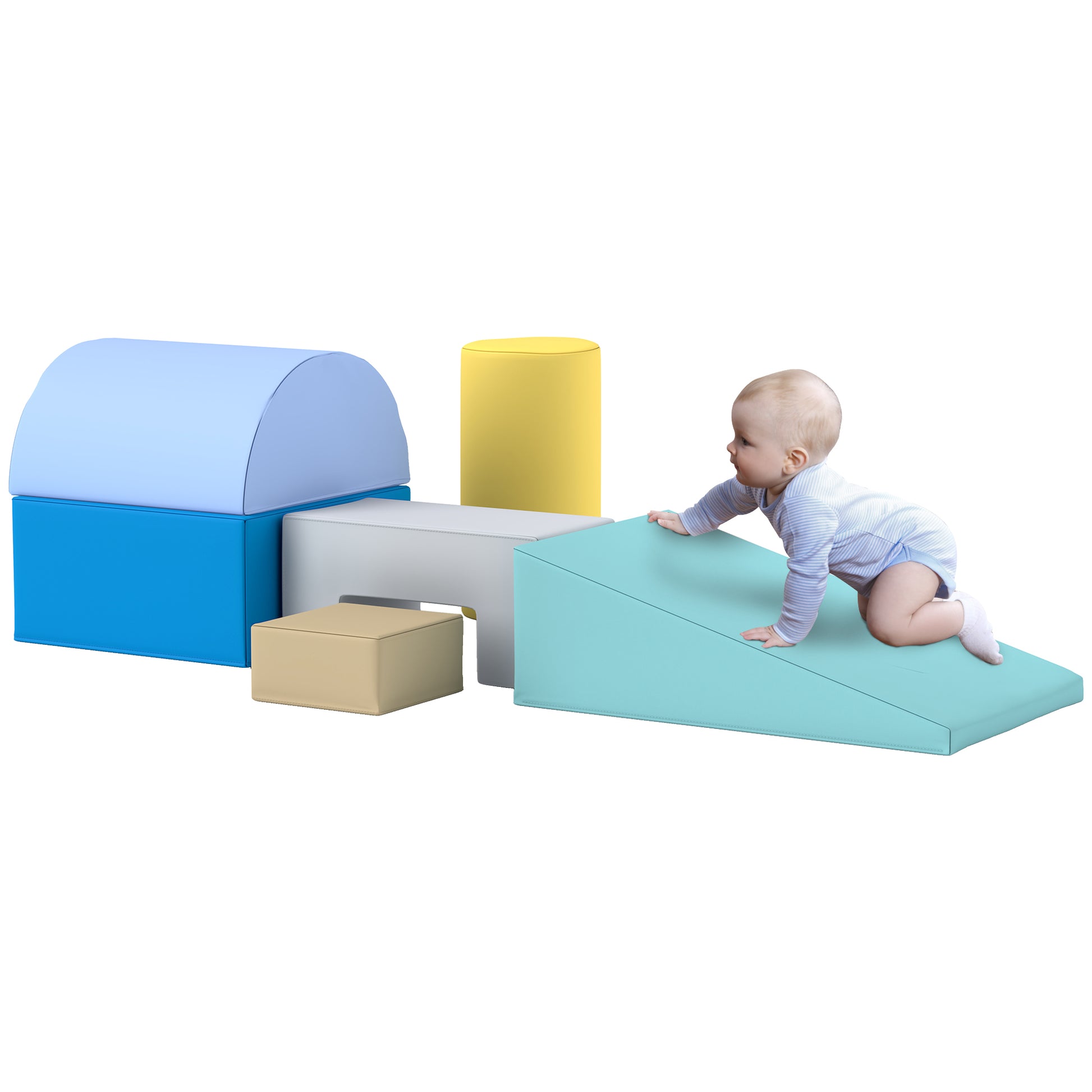 Aiyaplay Juego De 6 Bloques Psicomotricidad Para Niños Multicolor_0
