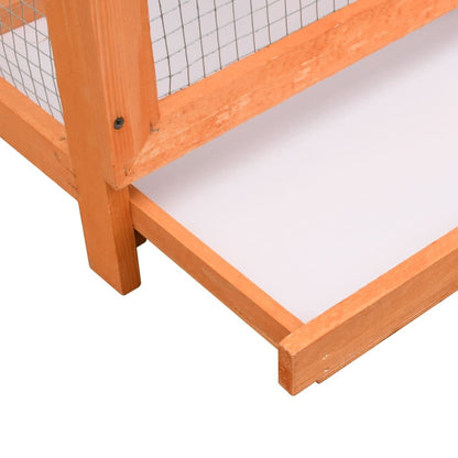 Vidaxl Jaula Para Pájaros Madera Maciza Pino Y Abeto 125,5x59,5x164 Cm_4