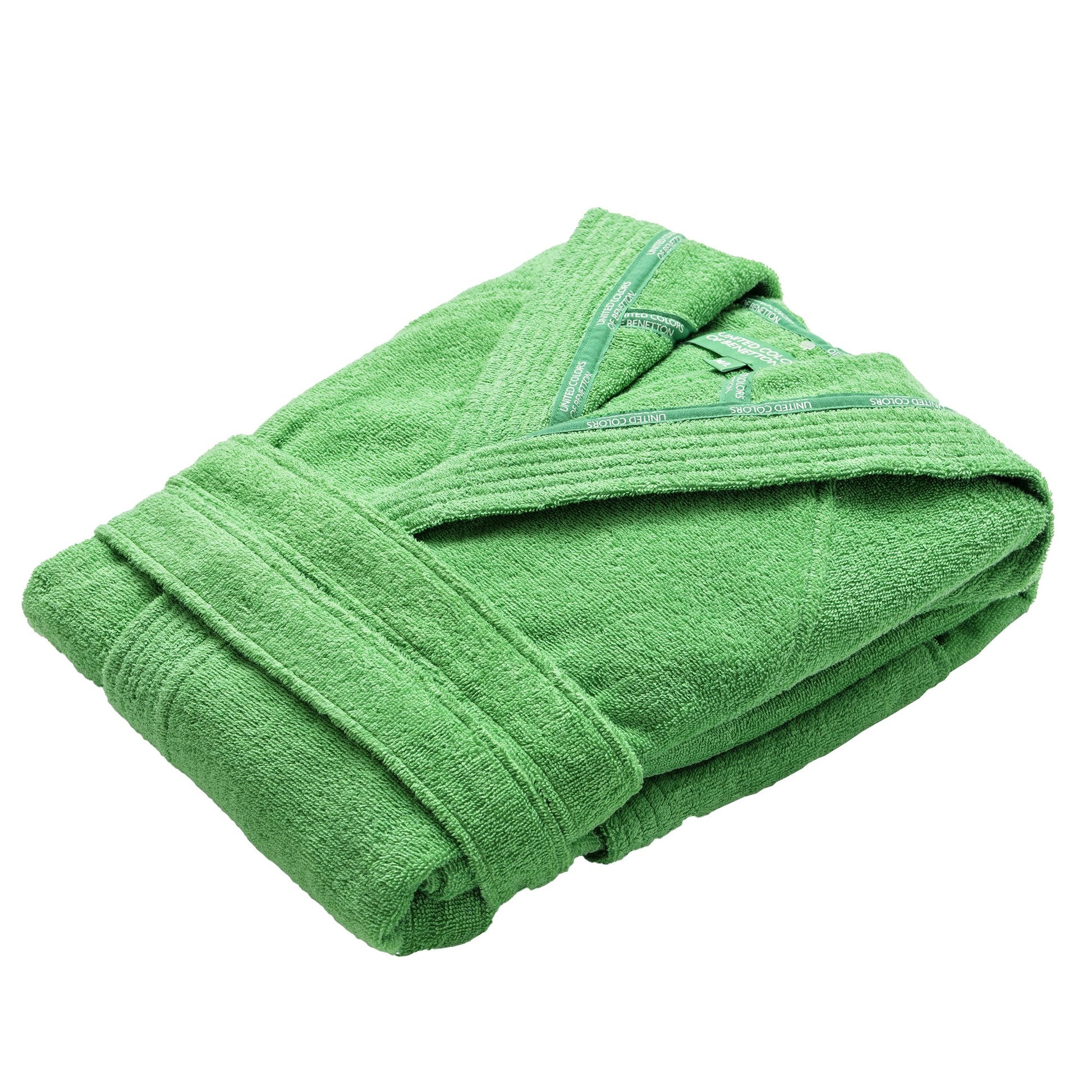 Albornoz Con Capucha L/xl 360gsm 100% Algodón Verde Rainbow_1