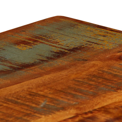 Mesa De Centro Con Estante Madera Maciza Reciclada 100x60x35 Cm_4
